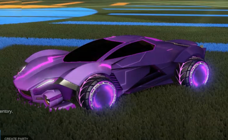 Rocket league Werewolf Purple design with Pyrrhos,Mainframe