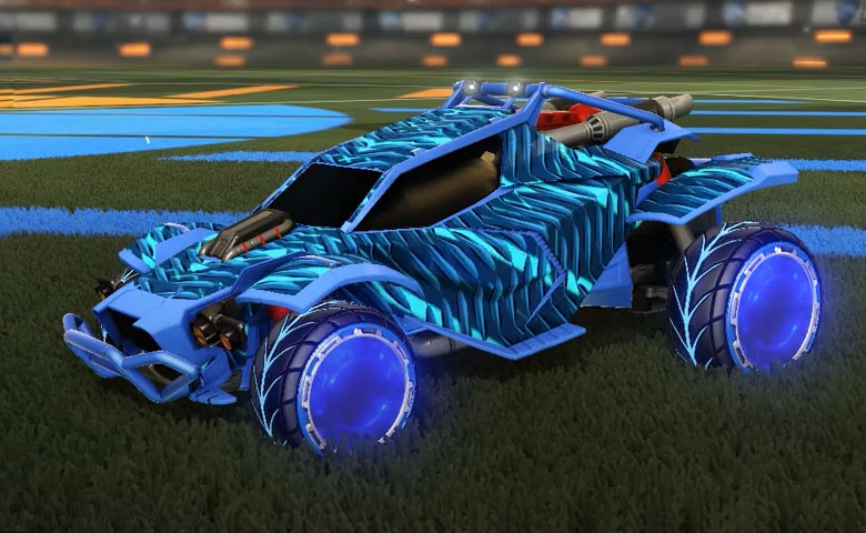 Rocket league Twinzer Cobalt design with Pyrrhos,Intrudium