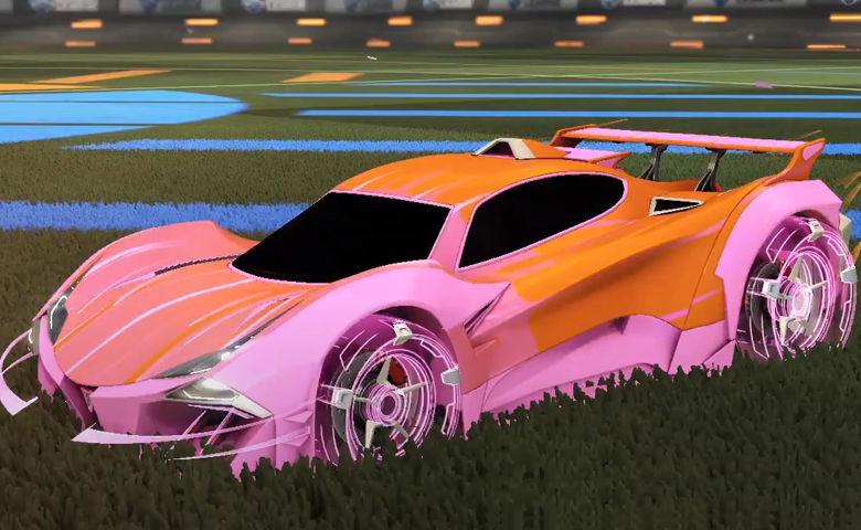 Rocket league Guardian GXT Pink design with Galvan,Wet Paint