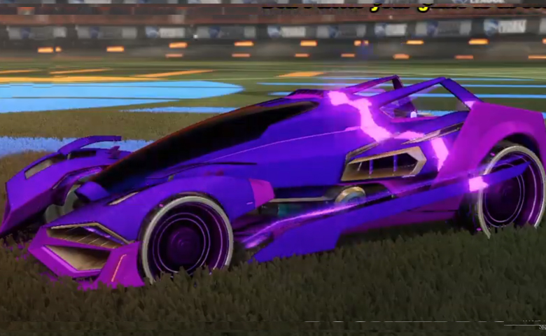 Rocket league Artemis GXT Purple design with Visionary,Future Shock