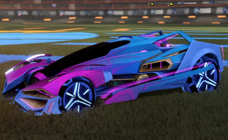 Rocket league Artemis GXT Cobalt design with Metalwork,Mainframe