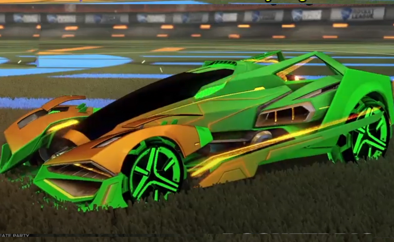 Rocket league Artemis GXT Forest Green design with Metalwork,Mainframe