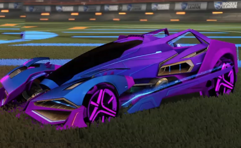 Rocket league Artemis GXT Purple design with Metalwork,Mainframe