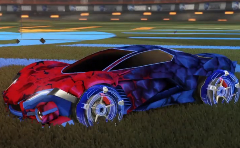 Rocket league Werewolf Cobalt design with Galvan,Chameleon