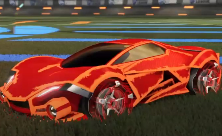 Rocket league Werewolf Crimson design with Galvan,Heatwave