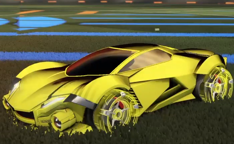 Rocket league Werewolf Saffron design with Galvan,Streamline