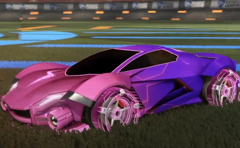 Rocket league Werewolf Pink design with Galvan,Mainframe