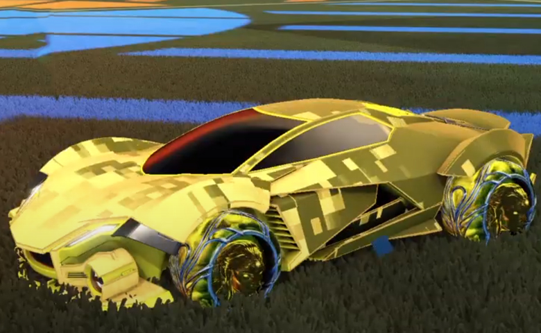 Rocket league Werewolf Saffron design with Ved-ava II,Parallax