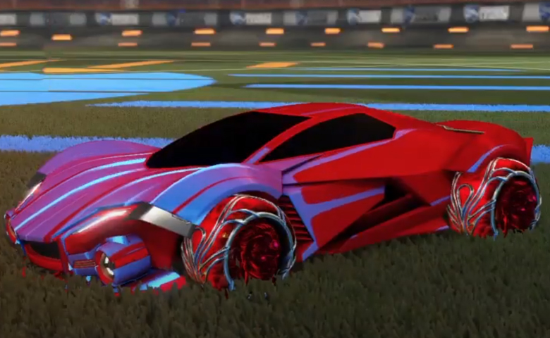 Rocket league Werewolf Crimson design with Ved-ava II,Wet Paint