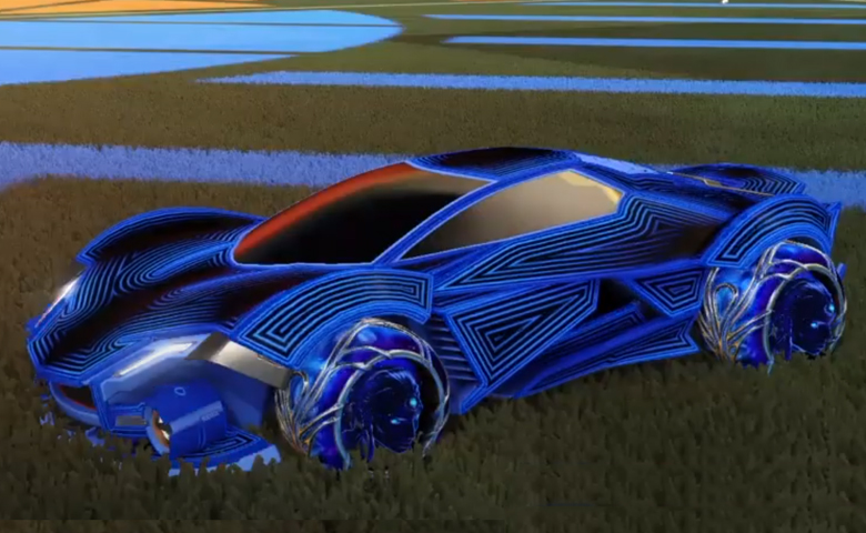 Rocket league Werewolf Cobalt design with Ved-ava II,Labyrinth