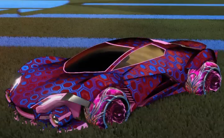 Rocket league Werewolf Pink design with Ved-ava II,Hexed