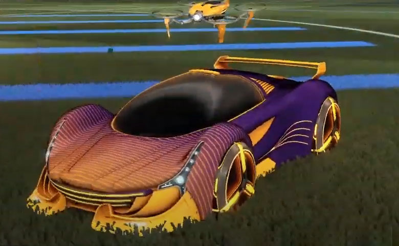 Rocket league Nimbus Orange design with Zowie,Future Shock,Drone III