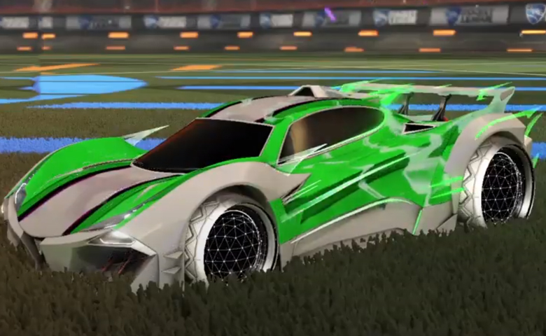 Rocket league Guardian GXT Grey design with Celestial II,Spectre