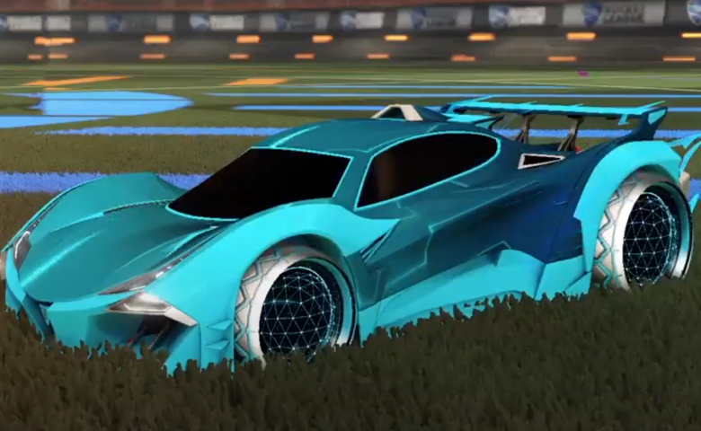 Rocket league Guardian GXT Sky Blue design with Celestial II,Mainframe