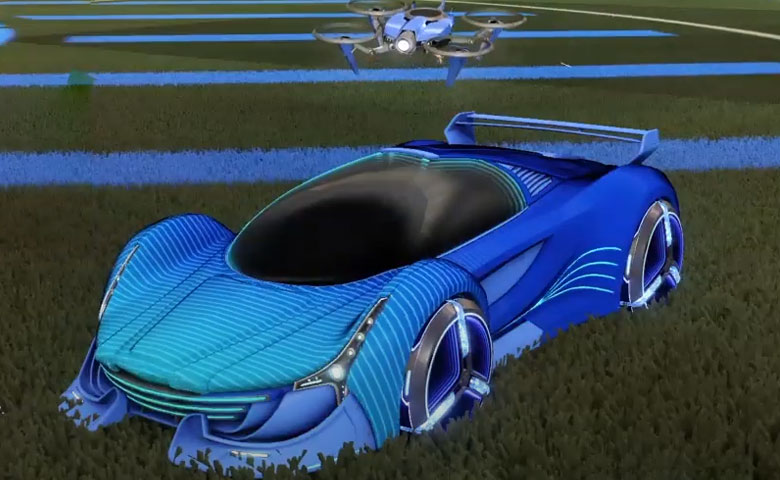 Rocket league Nimbus Cobalt design with Zowie,Future Shock,Drone III