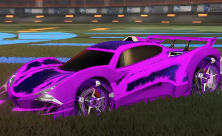 Rocket league Guardian GXT Purple design with Galvan,Heatwave