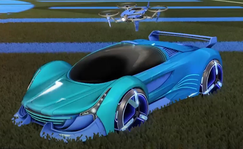 Rocket league Nimbus Cobalt design with Zowie,Mainframe,Drone III