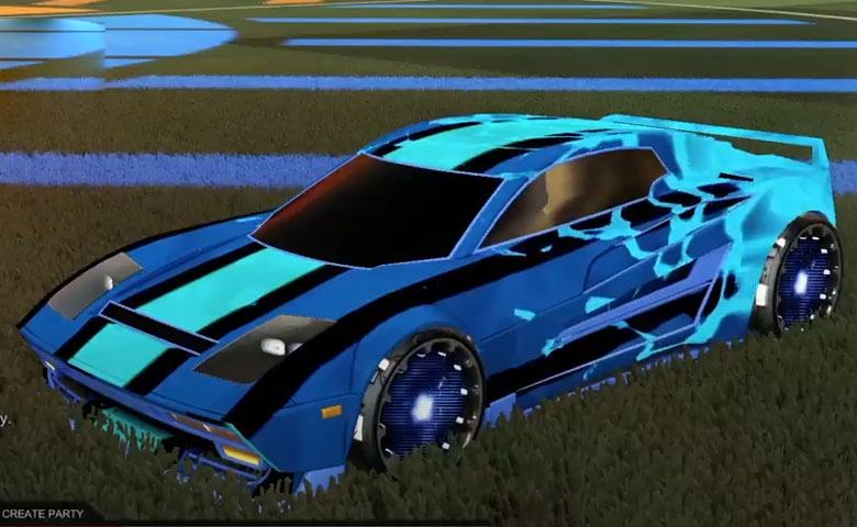 Rocket league Diestro Cobalt design with Reactor,Spectre