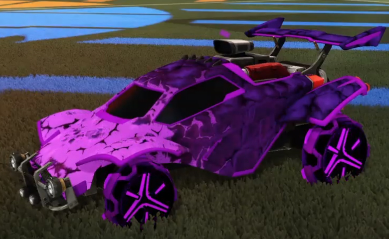 Rocket League Octane Design Purple Metalwork