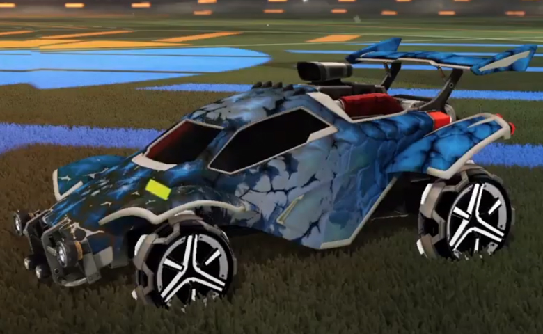 Rocket league Octane Grey design with Metalwork,Chameleon