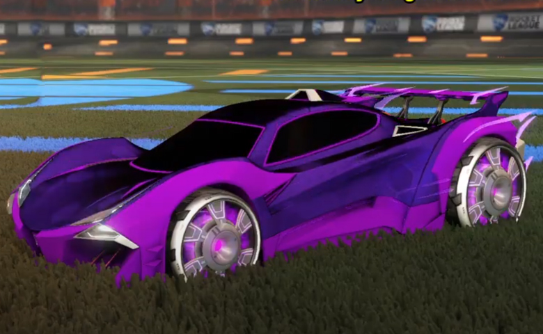 Rocket league Guardian GXT Purple design with Generator II,Hex Tide