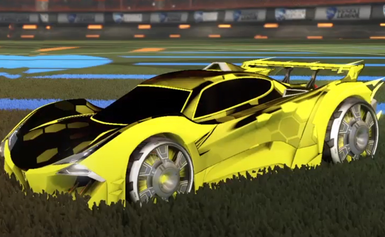 Rocket league Guardian GXT Saffron design with Generator II,Hex Tide