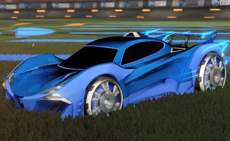 Rocket league Guardian GXT Cobalt design with Generator II,Hex Tide