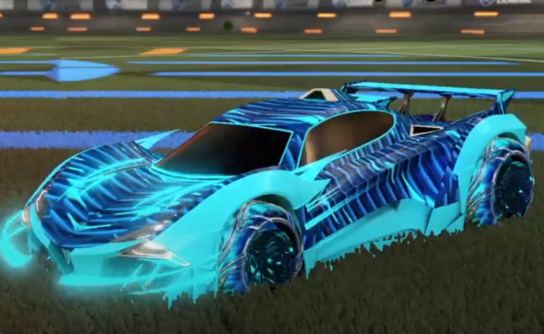 Rocket league Guardian GXT Sky Blue design with Ved-ava II,Intrudium