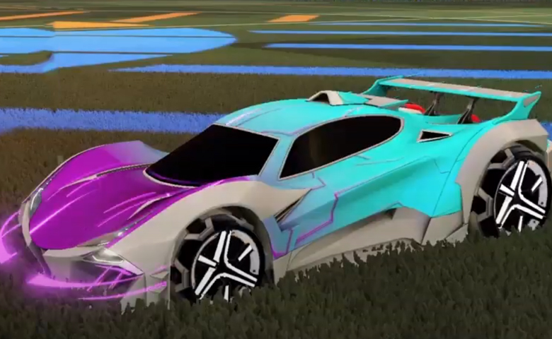 Rocket league Guardian GXT Grey design with Metalwork,Mainframe