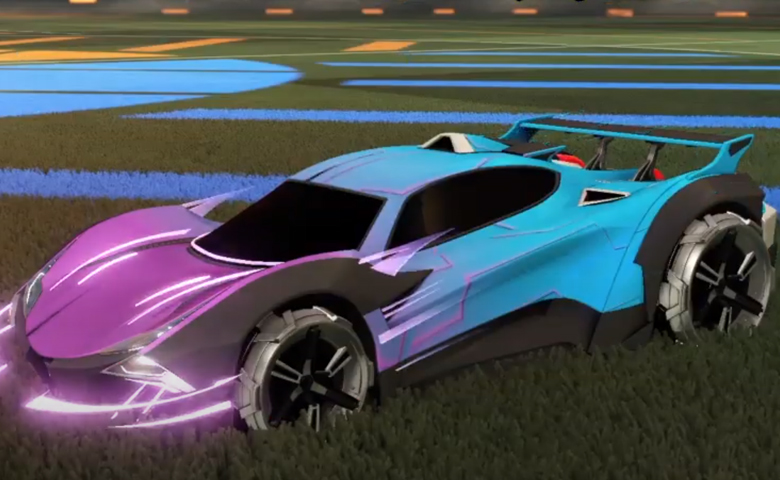 Rocket league Guardian GXT Black design with Metalwork,Mainframe