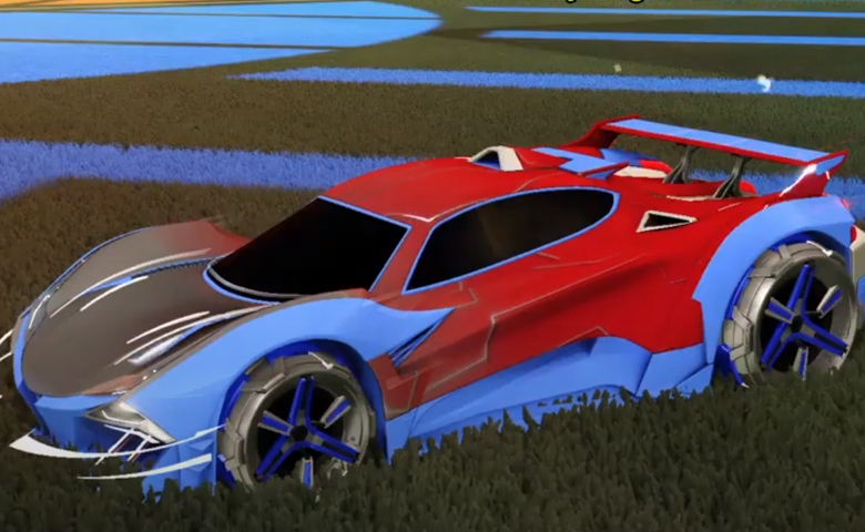 Rocket league Guardian GXT Cobalt design with Metalwork,Mainframe