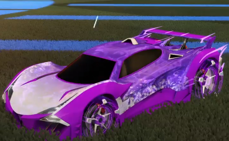 Rocket league Guardian GXT Purple design with Galvan,Dissolver