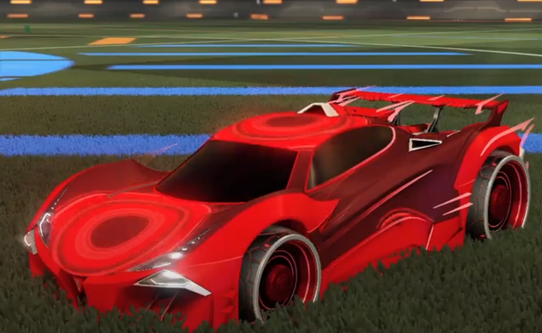 Rocket league Guardian GXT Crimson design with Visionary,Percussion