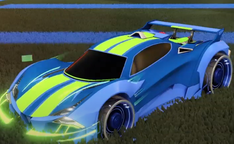 Rocket league Guardian GXT Cobalt design with Visionary,Mainliner