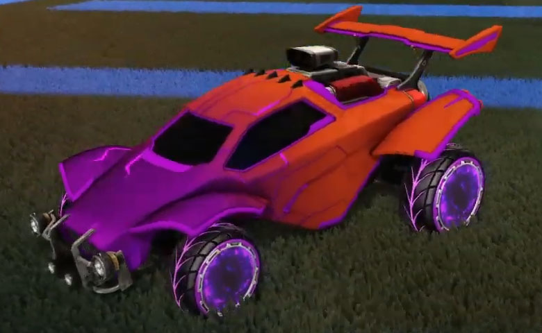 Rocket league Octane Purple design with Pyrrhos,Mainframe