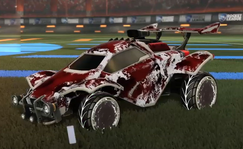 Rocket league Octane Grey design with Pyrrhos,Fire God