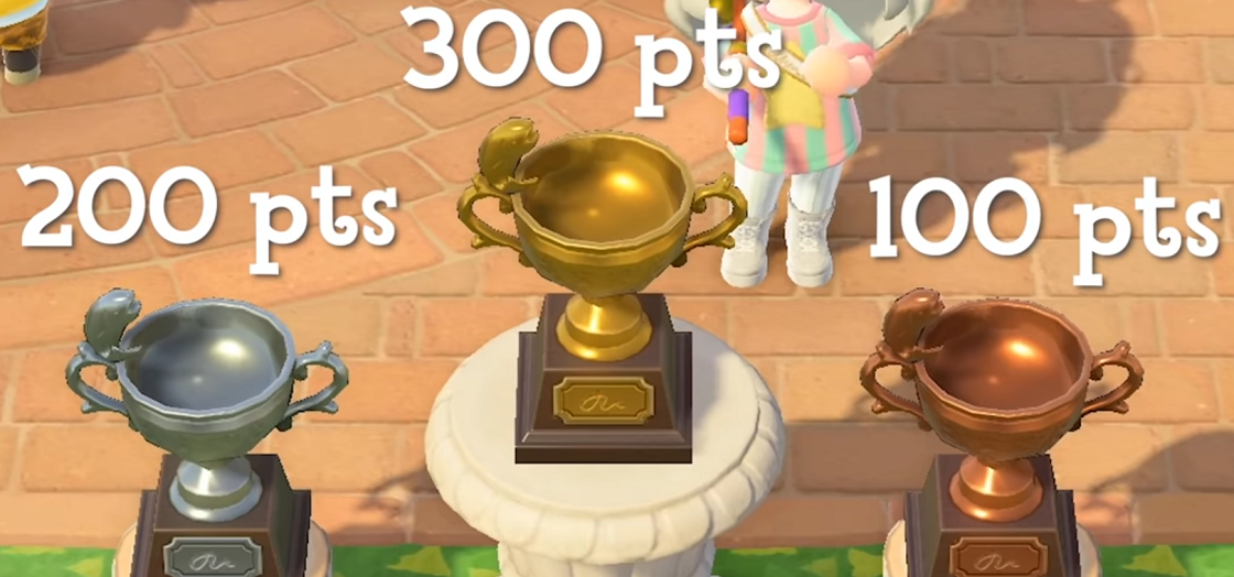Animal Crossing New Horizons Fishing Trophies Tourney Trophy