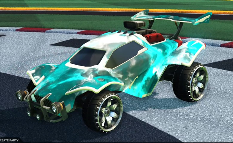 Rocket league Octane Titanium White design with Maxle-PA,Interstellar