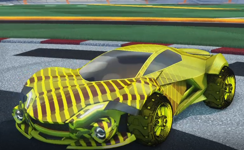 Rocket league Werewolf Saffron design with Traction:Hatch,20XX