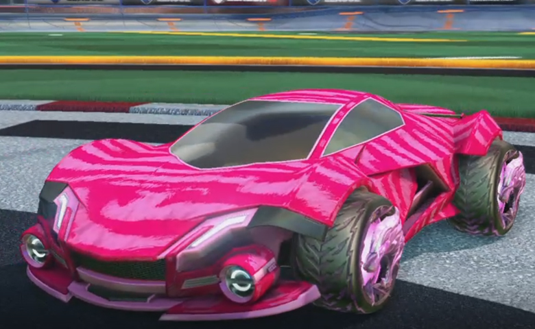 Rocket league Werewolf Pink design with Dire Wolf,Tora