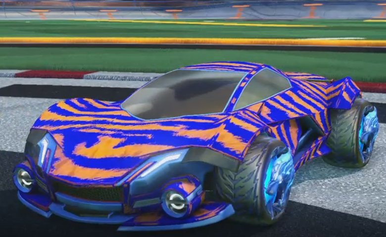 Rocket league Werewolf Cobalt design with Dire Wolf,Tora