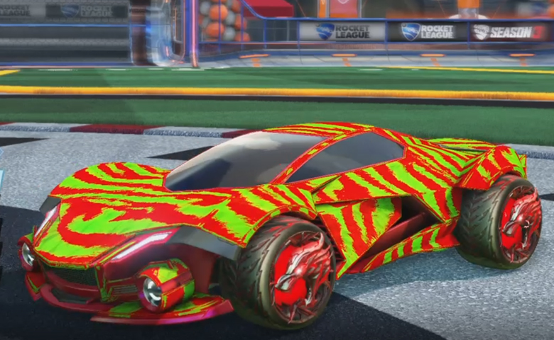 Rocket league Werewolf Crimson design with Dire Wolf,Tora