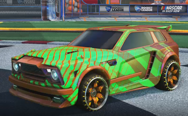 Rocket league Fennec Burnt Sienna design with Maxle-PA,20XX