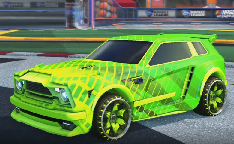 Rocket league Fennec Lime design with Maxle-PA,20XX