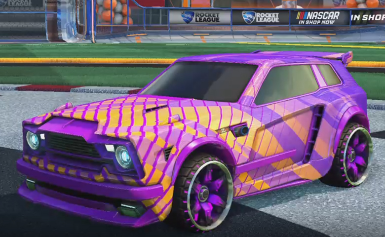 Rocket league Fennec Purple design with Maxle-PA,20XX