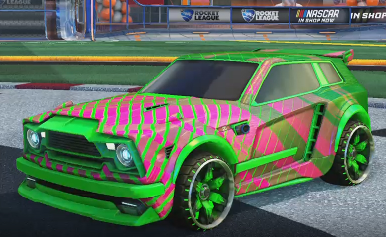Rocket league Fennec Forest Green design with Maxle-PA,20XX