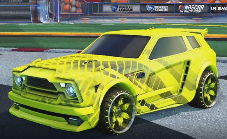 Rocket league Fennec Saffron design with Maxle-PA,20XX