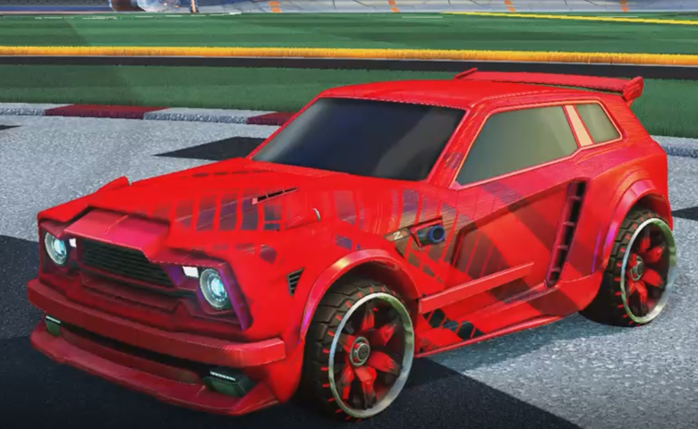 Rocket league Fennec Crimson design with Maxle-PA,20XX