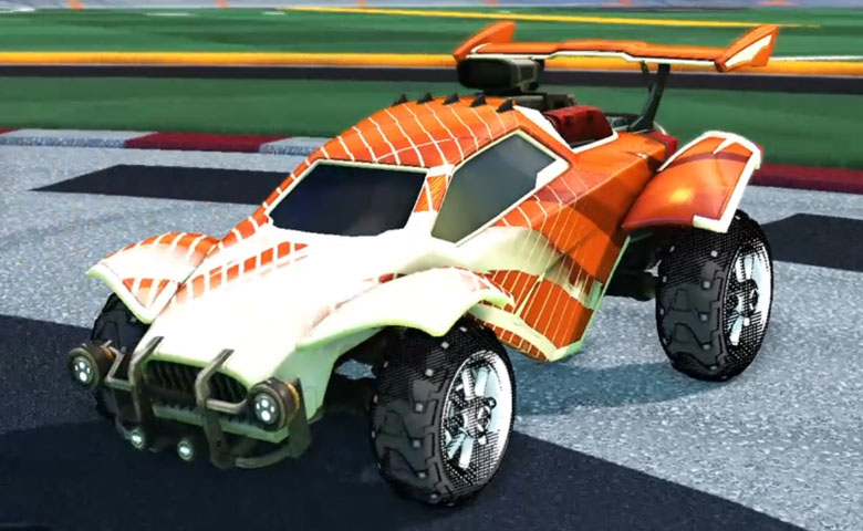 Rocket league Octane Titanium White design with Traction: Hatch,20XX