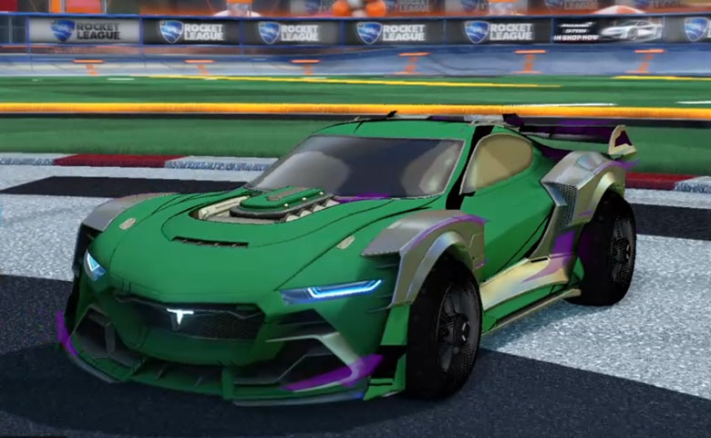 Rocket league Tyranno GXT design with Traction: Hatch,Exalter